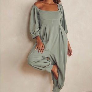 ISO Lotta Love Romper in Washed Army from Free People XS